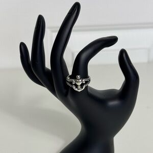 James Avery Retired 925 Sterling‎ Faith, Hope & Love Twisted Rope Ring Size 5.75